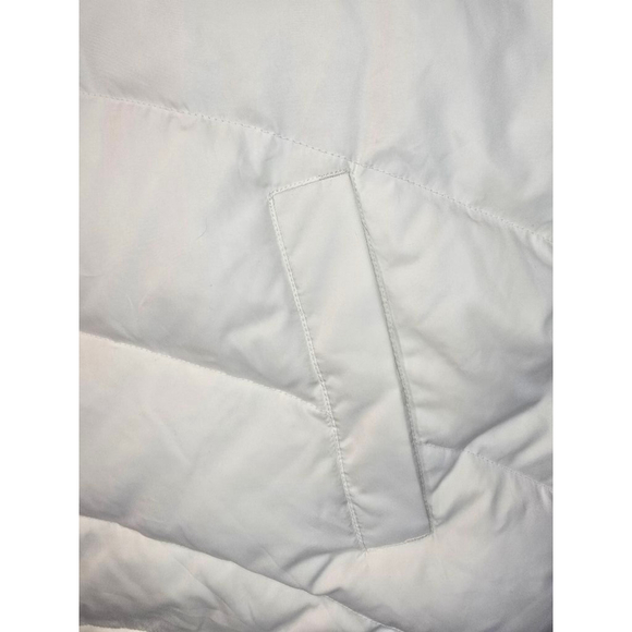 Lands' End Women's Puffer Vest Size 1X Cream/ Off White - Picture 6 of 9
